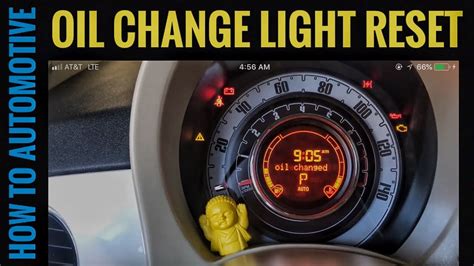 how do i reset the oil change maintenance light