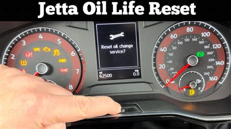 how to reset jetta oil change light