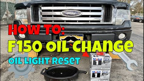 how to reset oil change light on ford f150