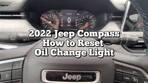 how to reset oil change light on jeep commander